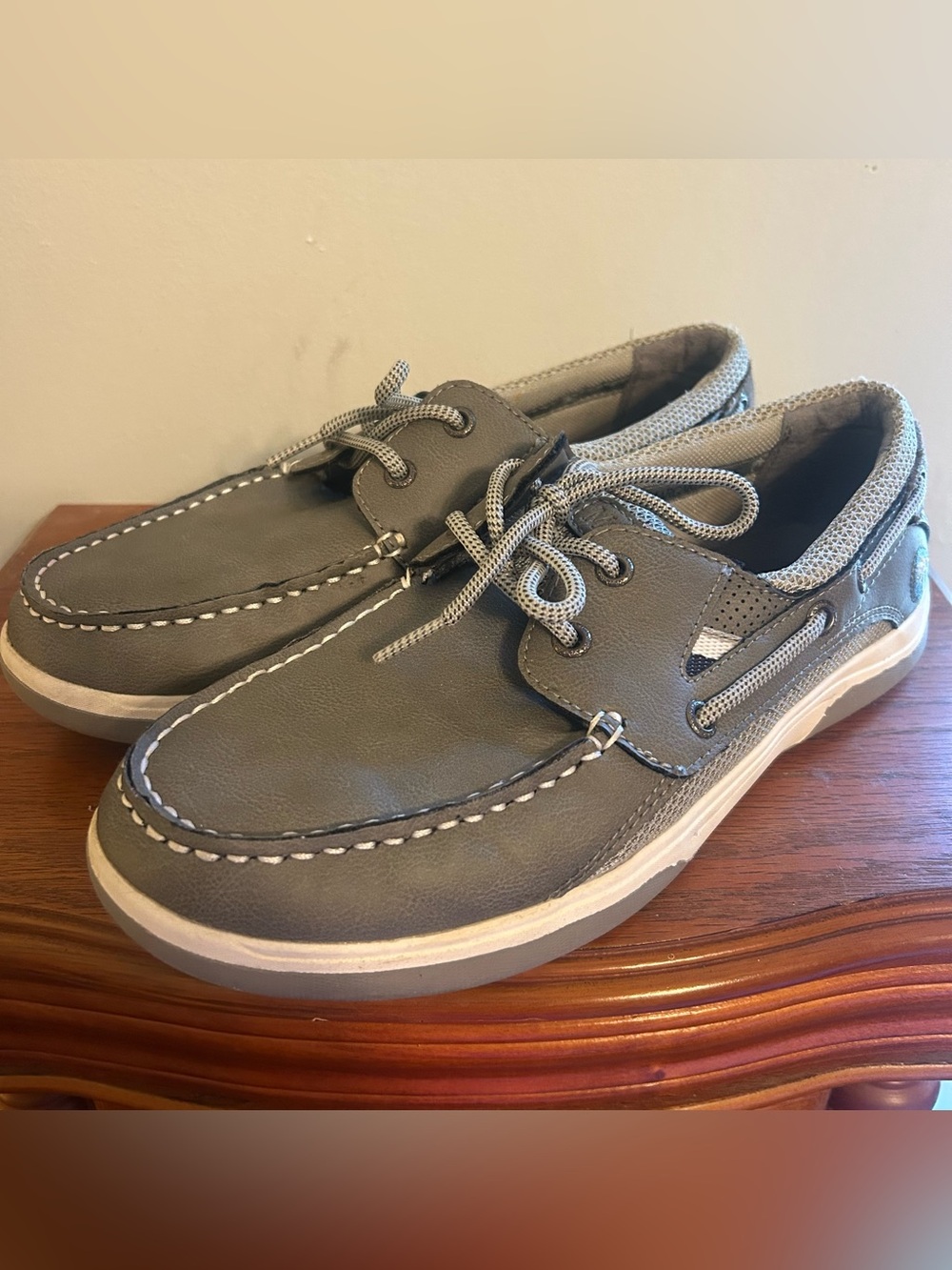 Margaritaville Steady Men's Grey Casual Boat Shoes size 10